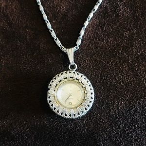 VTG StarLite Clock Necklace